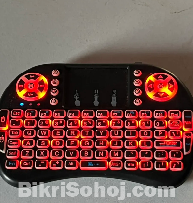 One hand lighting keyboard